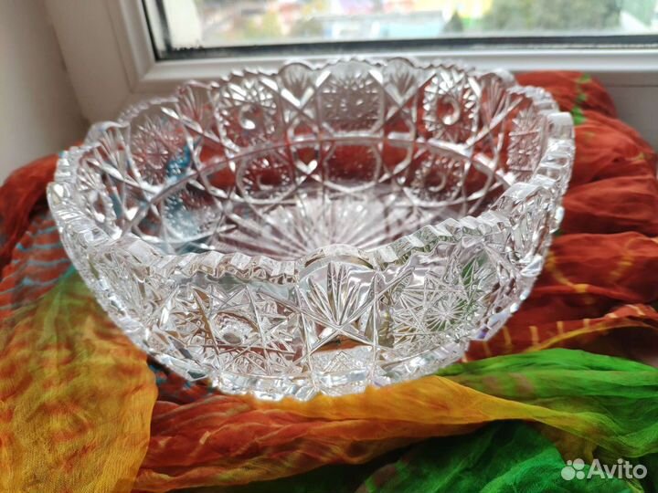 Вазы хрустальные