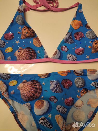 Купальник для девочки с банданой