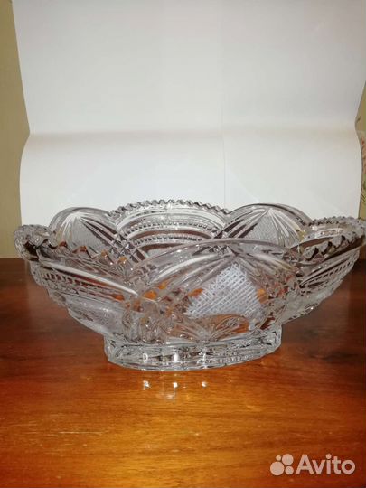 Ваза хрустальная большая СССР