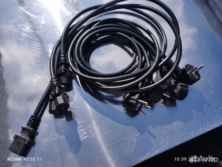 Кабель питания antminer С13 C13 1.5мм 1.5м гост