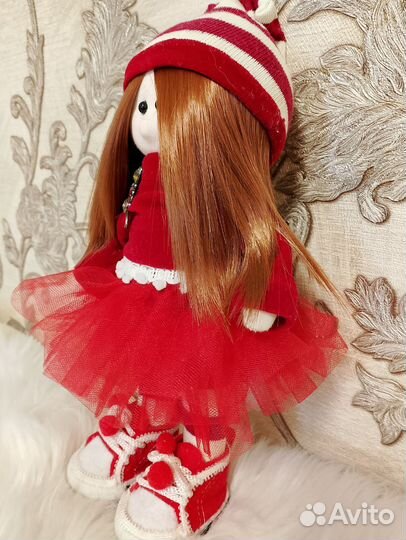Текстильная интерьерная кукла