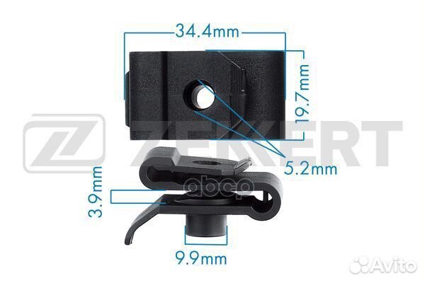 Зажим zekkert BE-1708 BE-1708 Zekkert