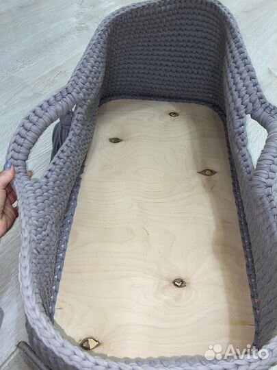 Люлька колыбель вязаная