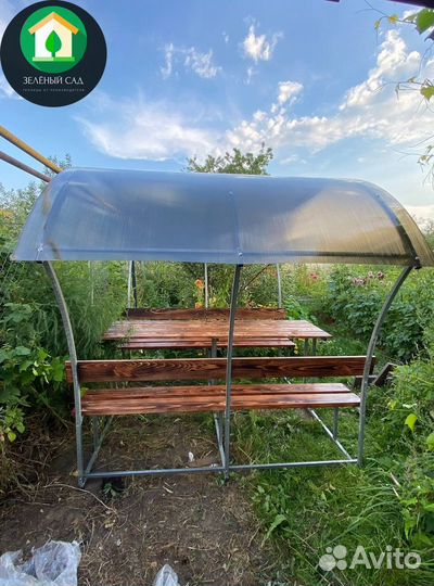 Беседка для дачи из Поликарбоната