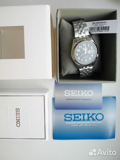 Seiko 5 Automatic snk381к1 новые