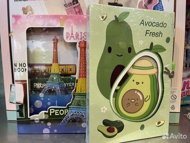 Блокнот ручка и футляр с замком