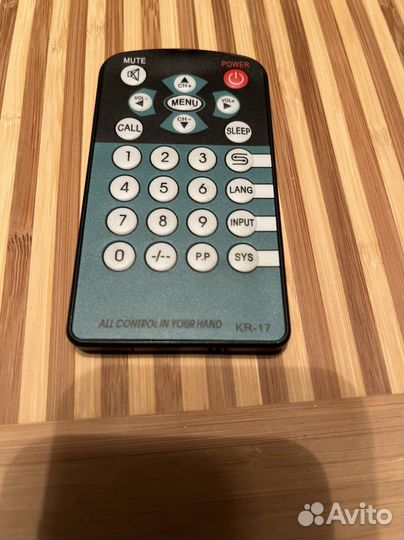 Пульт ду super (Subini S-6864T) KR-17 авто