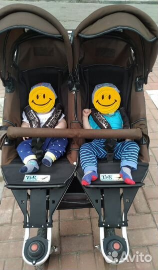 Коляска для двойни TFK Twinner Twist Duo