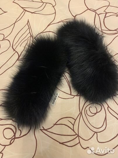 Max Mara cube манжеты из меха лисы