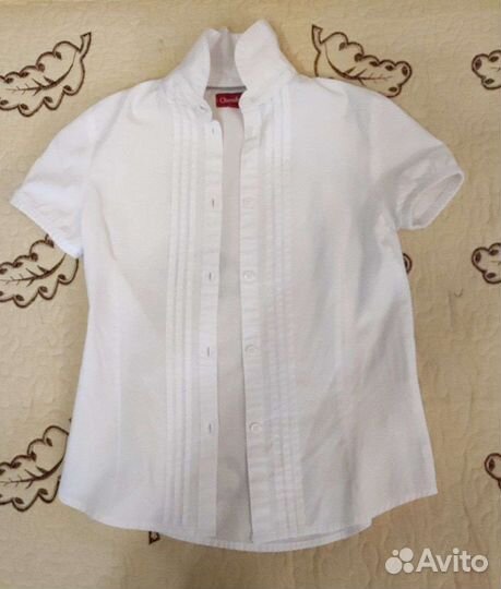 Школьные рубашки для девочки 128 134