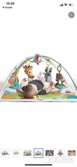 Развивающий - игровой коврик детский tiny love