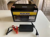 Аккумулятор lifepo4 LiitoKala 12v 120A + зарядка