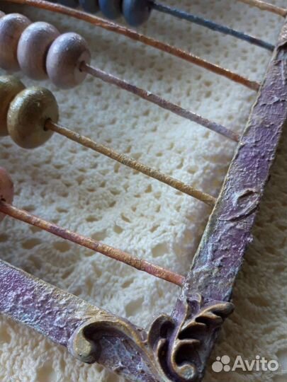 Счеты деревянные СССР отреставрированные