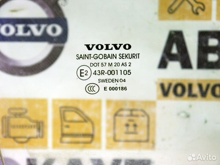 Стекло переднее правое Вольво S40-2 V50