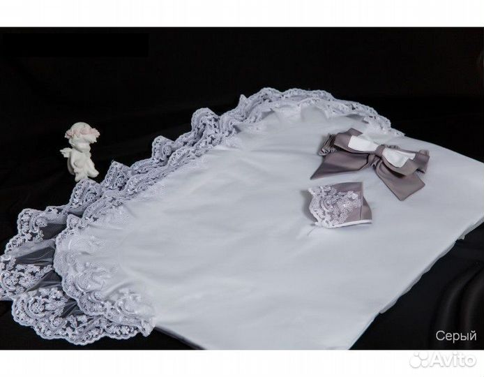 Конверт на выписку Пудровый