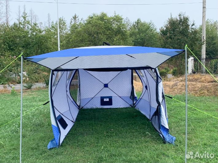 Зимняя палатка 2-й куб 3 слоя турист 2023