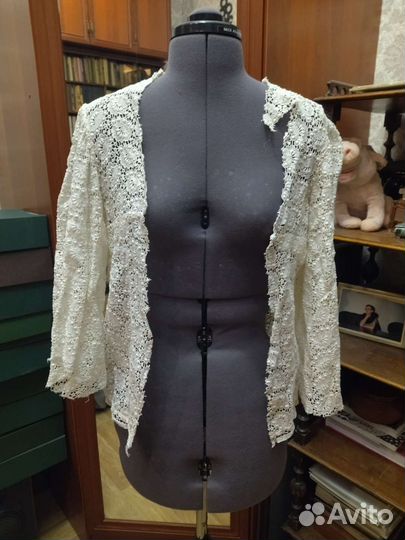 Свадебная накидка кружевная винтажная