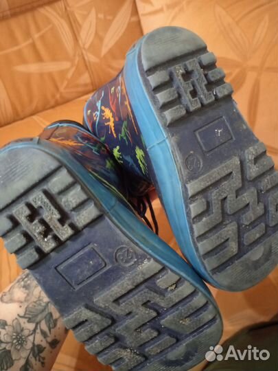 Детские резиновые сапоги