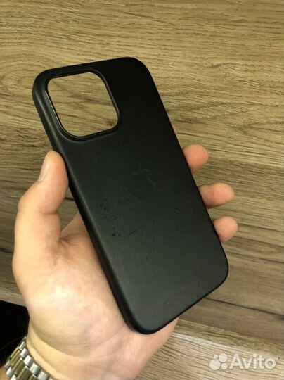 Leather Case iPhone 14 Pro Max оригинал