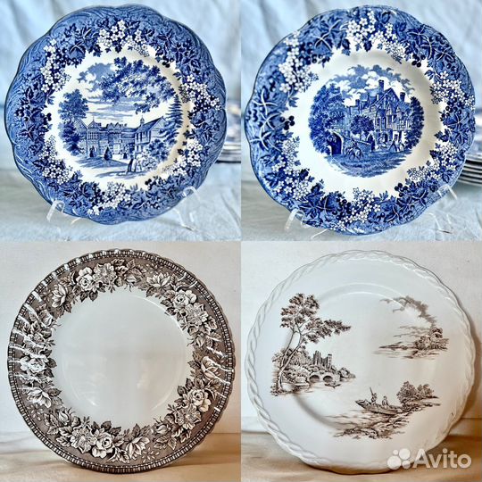 Тарелки винтажные ironstone aнглийский фарфор