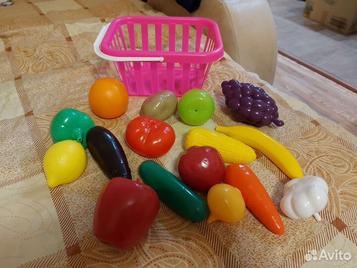 Продаю детскую кассу, продукты, тележку