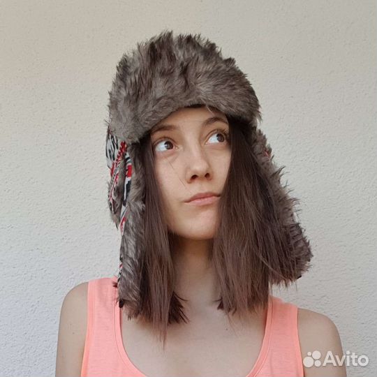 Шапка ушанка зимняя унисекс