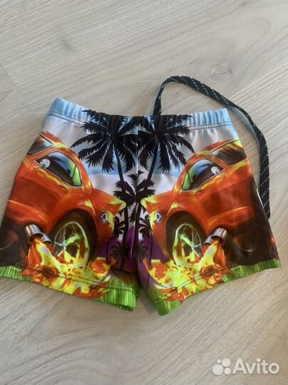 Аквашузы детские 29/30, плавки, шляпа H&M