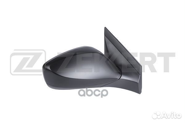 Зеркало в сборе правое / черное грунтованное