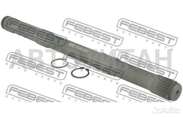Полуось левая 26X370.5X25 toyota avensis ADT25,AZT25,CDT250,ZZT25 2003.01-2008.11 (EU) febest 0112-A