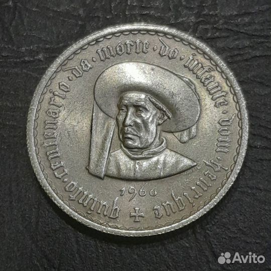 5 эскудо 1960 год португалия