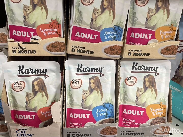 Влажный корм для кошек Karmy