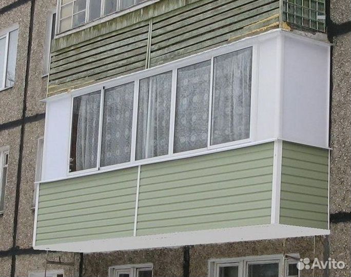 Балконы и лоджии с пластиковыми окнами