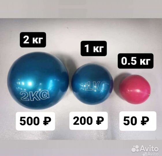 Медболы, фитболы