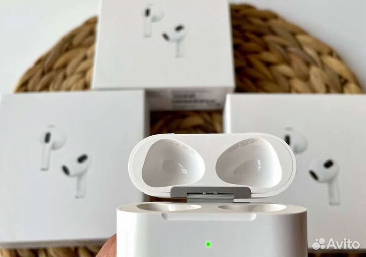 Airpods 3 premium max plus(2023) новые +чехол