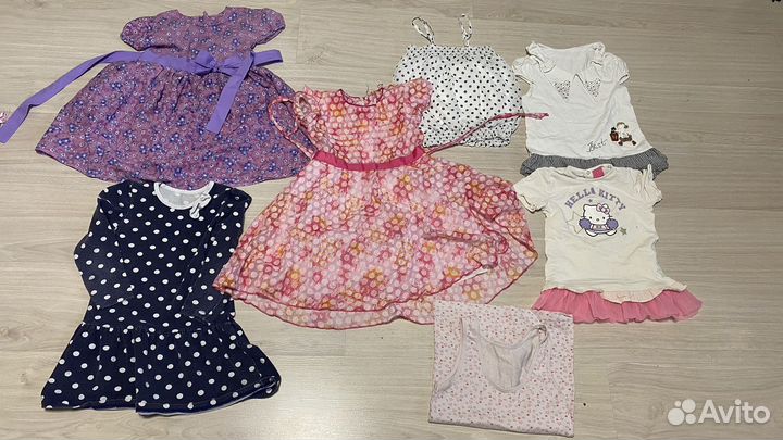 Одежда для девочки пакетом 5-7 лет