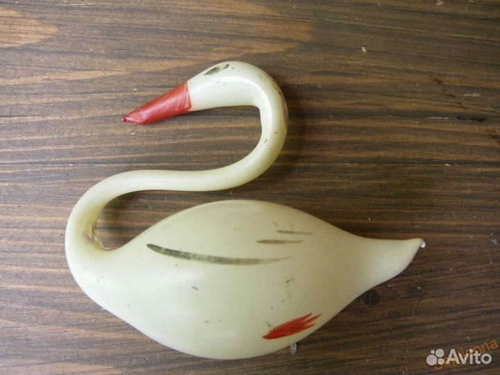 Елочная игрушка из СССР - лебедь