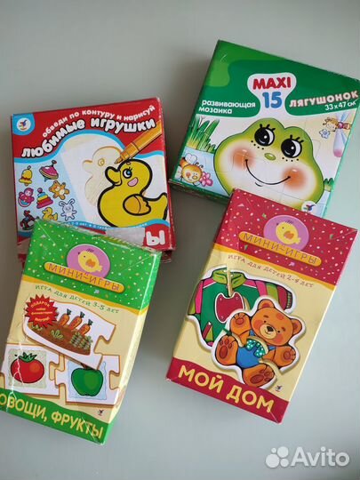 Развивающие игры для малышей в отл.сост