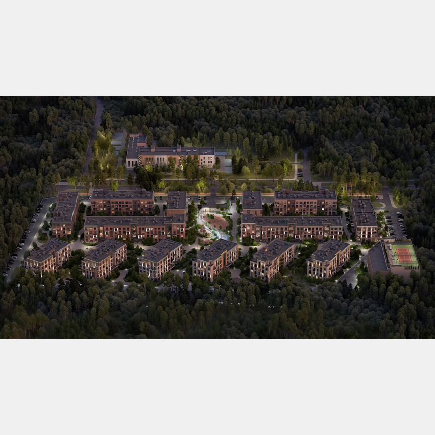 2-к. квартира, 53,8 м², 1/4 эт.