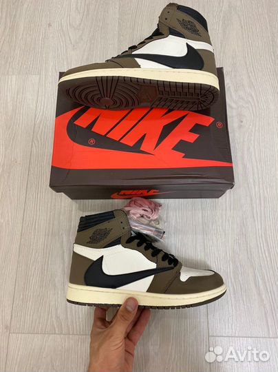 Кроссовки Air Jordan 1 Travis Scott Cactus Jack