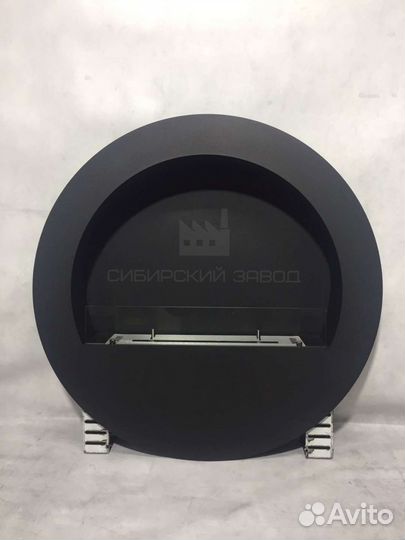 Круглый биокамин встраиваемый в нишу