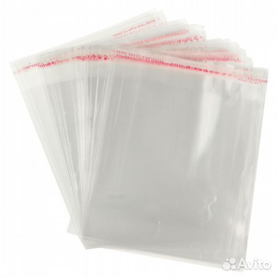 Бопп пакеты с клеевым клапаном