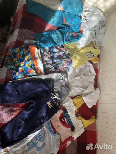 Летняя одежда пакетом на мальчика 92 98