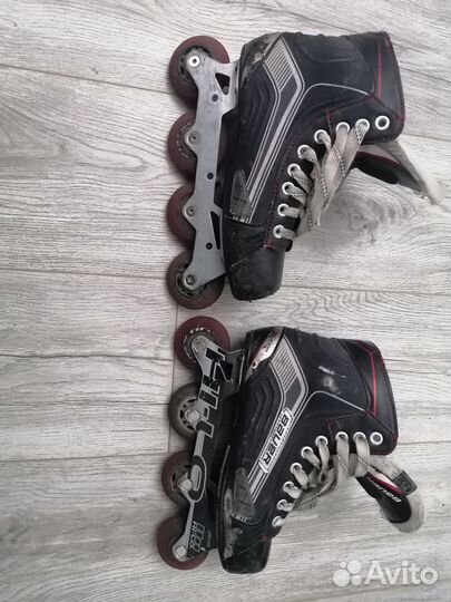 Хоккейные ролики bauer бу