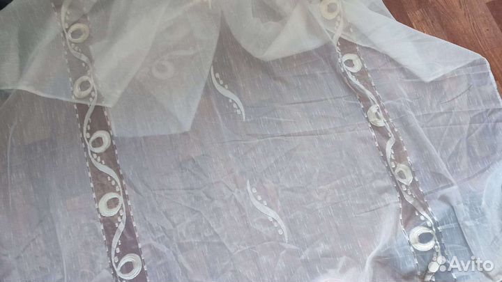 Тюль и штора