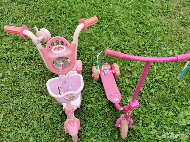 Самокат для девочки до 5 лет