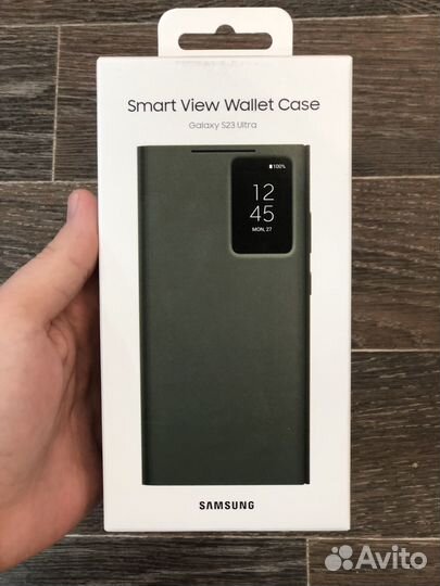 Чехол-книга для Samsung Galaxy S23 Ultra (зеленый)