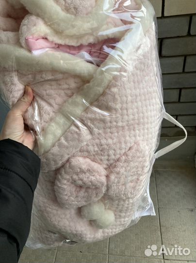 Конверт на выписку зимний для девочки