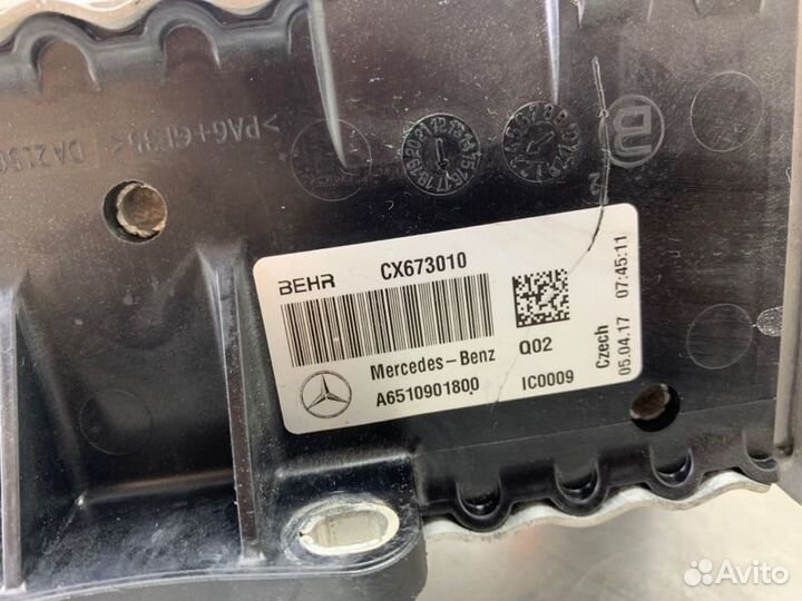 Интеркулер Mercedes Glc X253 OM651 2.2 CDI 2017