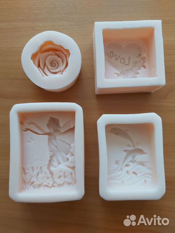 Силиконовые формы для мыла, свечей, гипса