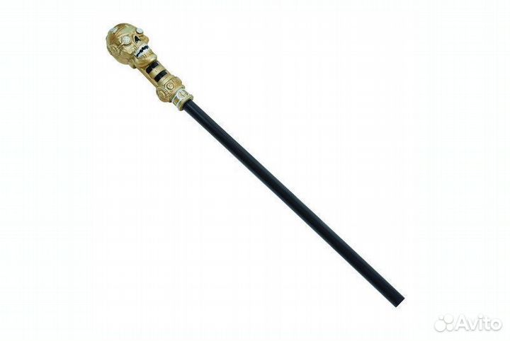 Трость стимпанка череп